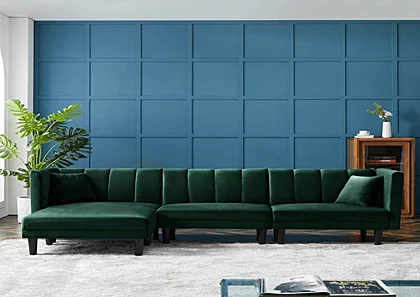 Emerald Green Sofa