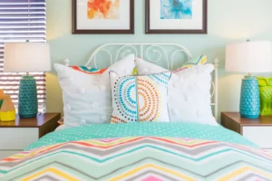 bright colors and bold patterns home decorating